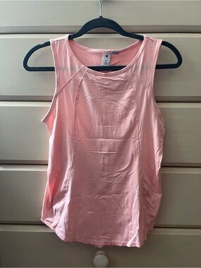 Yogalicious Soft Pink Athletic Scoop Neck Tank